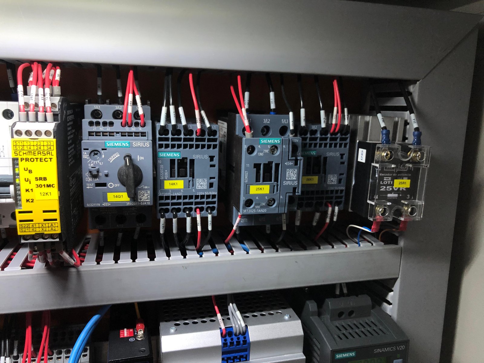 Montagem elétrica de painel para máquina industrial de impressão de balões
