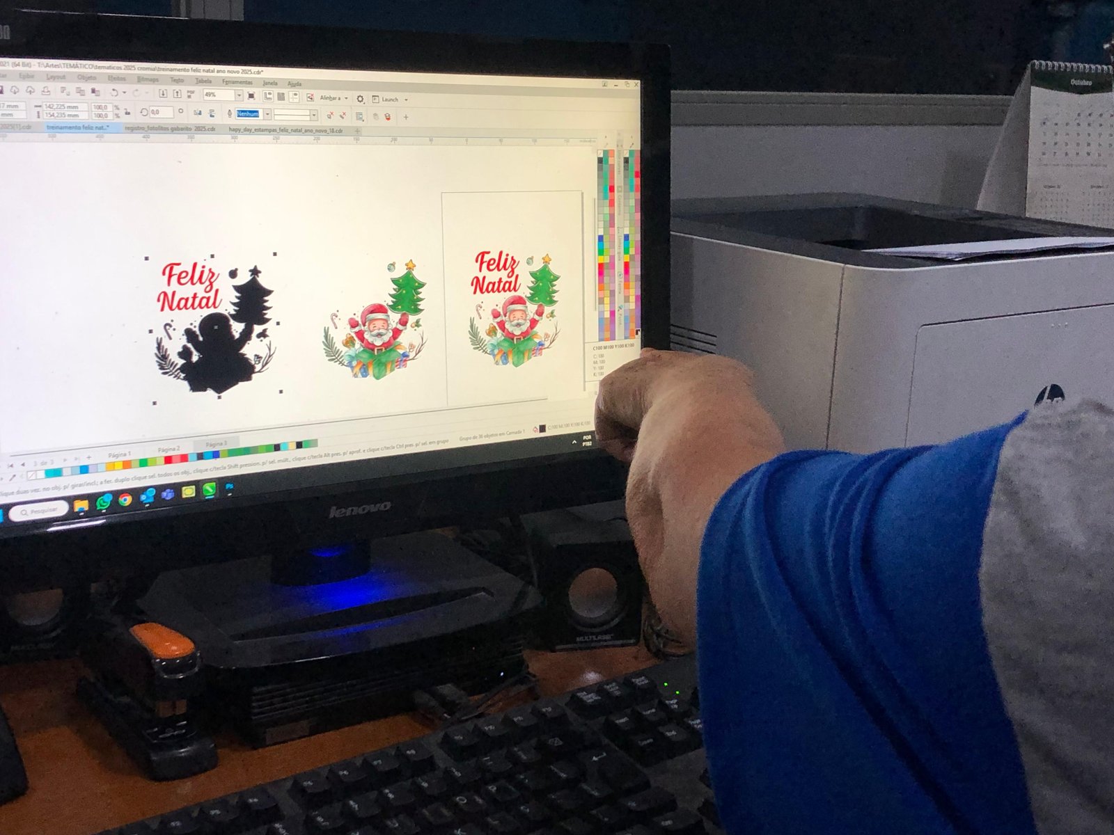 Preparação de arte para impressão em balões de látex